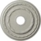Ekena Millwork Dublin Ceiling Medallion (Fits Canopies up to 5 1/8"), 17 7/8"OD x 3 5/8"ID x 1 1/4"P, Pot of Cream CM17DUPCF - alternate 1